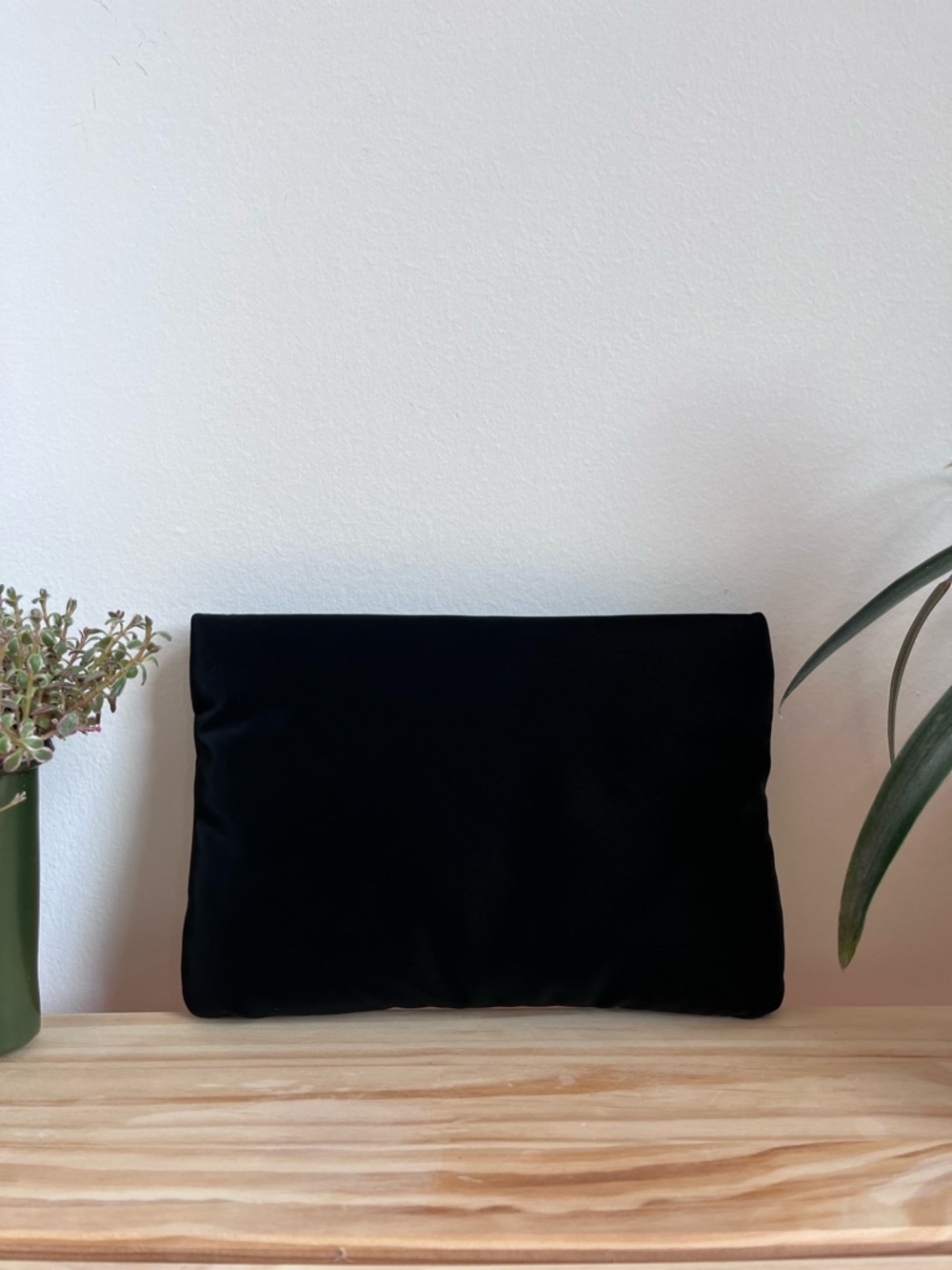 Dior Black Satin Toiletry Pouch - Picture 2 of 3